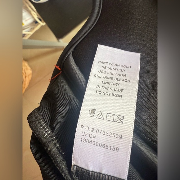 Swimsuits for All NEW Solid Black One Piece RuchedSwimsuit Dress in plus size 22 - Picture 4 of 15